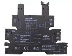 ΒΑΣΗ ΡΑΓΑΣ 1P ΓΙΑ RELAY SLIM ΜΑΥΡΗ CLR-S05F3-L24AD CYO 1