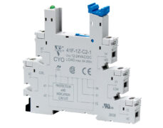 ΒΑΣΗ ΡΑΓΑΣ 1P ΓΙΑ RELAY SLIM 41F-1Z-C2-1-W CYO