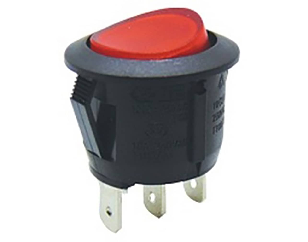 ΔΙΑΚΟΠΤΗΣ ROCKER Φ23 3P ΜΕ ΛΥΧΝΙΑ ON-OFF 10A/250V ΚΟΚΚΙΝΟΣ RK2-13C 1Χ1N B/R SOKEN
