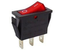 ΔΙΑΚΟΠΤΗΣ ROCKER ΜΕΣΑΙΟΣ 3P ΜΕ ΛΥΧΝΙΑ ON-OFF 16A/250V ΚΟΚΚΙΝΟΣ RK1-11 1X1N B/R "0-" SOKEN