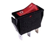 ΔΙΑΚΟΠΤΗΣ ROCKER ΜΕΣΑΙΟΣ 3P ΜΕ ΛΥΧΝΙΑ ON-OFF 16A/12V ΚΟΚΚΙΝΟΣ RL1-111 YNX/DIE 1
