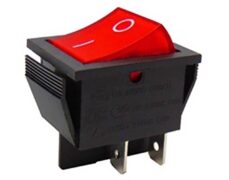 ΔΙΑΚΟΠΤΗΣ ROCKER ΜΕΓΑΛΟΣ 4P ΜΕ ΛΥΧΝΙΑ ON-OFF 16A/250V ΚΟΚΚΙΝΟΣ RK1-01 2X1N B/R "0-" SOKEN 1