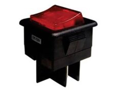 ΔΙΑΚΟΠΤΗΣ ROCKER ΜΕΓΑΛΟΣ 4P ΜΕ ΛΥΧΝΙΑ ON-OFF 10A/250V ΚΟΚΚΙΝΟΣ (ΤΕΤΡΑΓΩΝΟΣ) R13-105 SCI 1