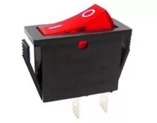 ΔΙΑΚΟΠΤΗΣ ROCKER ΜΕΣΑΙΟΣ 2P ON-OFF 16A/250V ΚΟΚΚΙΝΟΣ RK1-11 1X1 B/R''0-'' SOKEN