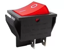 ΔΙΑΚΟΠΤΗΣ ROCKER ΜΕΓΑΛΟΣ 4P ΟΝ-OFF 16A/250V ΚΟΚΚΙΝΟΣ RK1-01 2X1 B/R "0-" SOKEN
