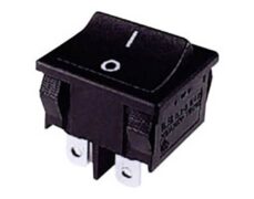 ΔΙΑΚΟΠΤΗΣ ROCKER ΜΕΣΑΙΟΣ 6P ON-ON 6A/250V ΜΑΥΡΟΣ RL3-222 YNX/DIE 1