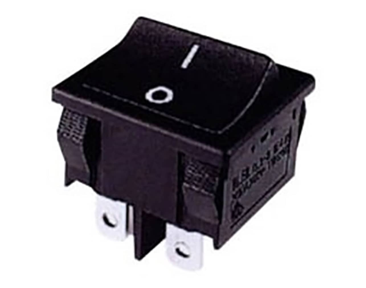 ΔΙΑΚΟΠΤΗΣ ROCKER ΜΕΣΑΙΟΣ 6P ON-ON 6A/250V ΜΑΥΡΟΣ RL3-222 YNX/DIE