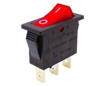 ΔΙΑΚΟΠΤΗΣ ROCKER ΜΕΣΑΙΟΣ 3P ΜΕ ΛΥΧΝΙΑ ON-OFF 16A/250V ΚΟΚΚΙΝΟΣ RK1-15B 1X1Ν B/R"0-" SOKEN