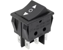 ΔΙΑΚΟΠΤΗΣ ROCKER ΜΕΓΑΛΟΣ 6P (ON)-OFF-ON 16A/250V PS8C-5 BEJ/DIE