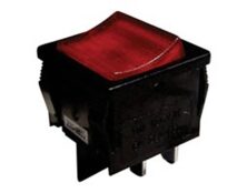 ΔΙΑΚΟΠΤΗΣ ROCKER ΜΕΓΑΛΟΣ 4P ΜΕ ΛΥΧΝΙΑ ON-OFF 6A/250V ΚΟΚΚΙΝΟΣ R13-33B-02 SCI