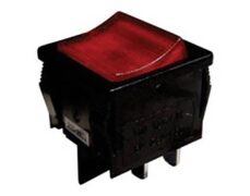 ΔΙΑΚΟΠΤΗΣ ROCKER ΜΕΓΑΛΟΣ 4P ΜΕ ΛΥΧΝΙΑ ON-OFF 6A/250V ΚΟΚΚΙΝΟΣ R13-33B-02 SCI 1