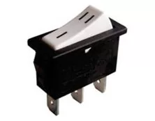 ΔΙΑΚΟΠΤΗΣ ROCKER ΜΕΣΑΙΟΣ 3P ON-ON 16A/250V ΛΕΥΚΟΣ RK1-15B 1X2 B/W"-=" SOKEN