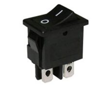 ΔΙΑΚΟΠΤΗΣ ROCKER MINI 4P ON-OFF 6A/250V ΜΑΥΡΟΣ RL3-421 YNX/DIE 1
