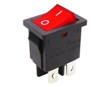 ΔΙΑΚΟΠΤΗΣ ROCKER MINI 4P ΜΕ ΛΥΧΝΙΑ ON-OFF 10A/250V ΚΟΚΚΙΝΟΣ RK2-03 2X1N B/R"0-" SOKEN