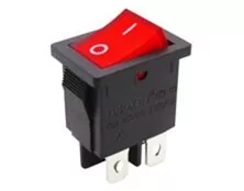 ΔΙΑΚΟΠΤΗΣ ROCKER MINI 4P ΜΕ ΛΥΧΝΙΑ ON-OFF 10A/250V ΚΟΚΚΙΝΟΣ RK2-03 2X1N B/R"0-" SOKEN