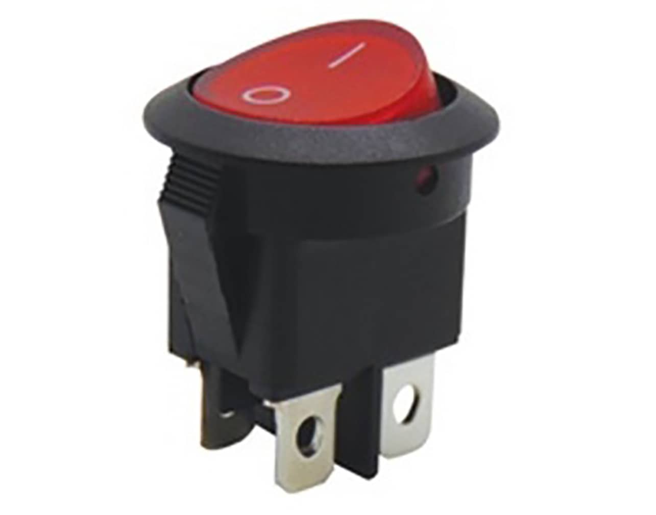 ΔΙΑΚΟΠΤΗΣ ROCKER Φ23 4P ΜΕ ΛΥΧΝΙΑ ON-OFF 16A/250V ΚΟΚΚΙΝΟΣ RK2-13D 2X1N B/R"0-" SOKEN