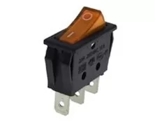ΔΙΑΚΟΠΤΗΣ ROCKER ΜΕΣΑΙΟΣ 3P ΜΕ ΛΥΧΝΙΑ ON-OFF 22A/250V ΠΟΡΤΟΚΑΛΙ R1110 HNO