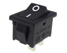 ΔΙΑΚΟΠΤΗΣ ROCKER MINI 2P ON-OFF 10A/250V ΜΑΥΡΟΣ MR1110 HNO