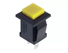 ΜΠΟΥΤΟΝ PUSH ON ΠΑΡΑΛΛΗΛΟΓΡΑΜΜΟ 11X13 2P FASTON ΚΙΤΡΙΝΟ PBS-15B LZ