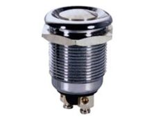 ΜΠΟΥΤΟΝ PUSH ON ΣΤΡΟΓΓΥΛΟ Φ19 ΜΕΤΑΛΛΙΚΟ 2A/250VAC PBS-28B-3 IP65 LZ