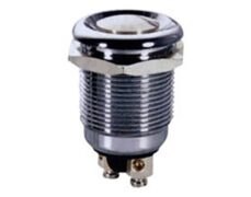 ΜΠΟΥΤΟΝ PUSH ON ΣΤΡΟΓΓΥΛΟ Φ19 ΜΕΤΑΛΛΙΚΟ 2A/250VAC PBS-28B-3 IP65 LZ