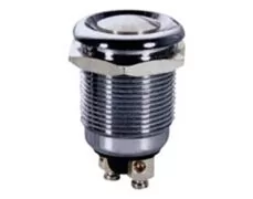 ΜΠΟΥΤΟΝ PUSH ON ΣΤΡΟΓΓΥΛΟ Φ19 ΜΕΤΑΛΛΙΚΟ 2A/250VAC PBS-28B-3 IP65 LZ
