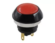 ΜΠΟΥΤΟΝ PUSH ON ΣΤΡΟΓΓΥΛΟ Φ12 ΚΟΚΚΙΝΟ COMPACT PA12-11DBR NN-1 HNO