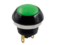 ΜΠΟΥΤΟΝ PUSH ON ΣΤΡΟΓΓΥΛΟ Φ12 ΠΡΑΣΙΝΟ COMPACT PA12-11DBG NN-1 HNO