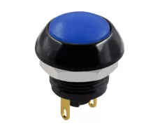 ΜΠΟΥΤΟΝ PUSH ON ΣΤΡΟΓΓΥΛΟ Φ12 ΜΠΛΕ COMPACT PA12-11DBU NN-1 HNO