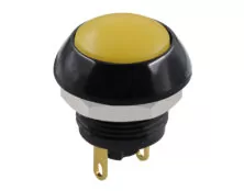 ΜΠΟΥΤΟΝ PUSH ON ΣΤΡΟΓΓΥΛΟ Φ12 KITΡΙΝΟ COMPACT PA12-11DBΥ NN-1 HNO