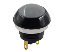 ΜΠΟΥΤΟΝ PUSH ON ΣΤΡΟΓΓΥΛΟ Φ12 ΓΚΡΙ COMPACT PA12-11DBGREY NN-1 HNO
