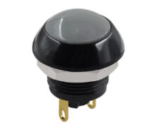 ΜΠΟΥΤΟΝ PUSH ON ΣΤΡΟΓΓΥΛΟ Φ12 ΓΚΡΙ COMPACT PA12-11DBGREY NN-1 HNO 1