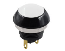 ΜΠΟΥΤΟΝ PUSH ON ΣΤΡΟΓΓΥΛΟ Φ12 ΑΣΠΡΟ COMPACT PA12-11DBW NN-1 HNO