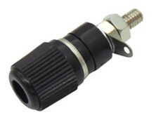 ΜΠΟΡΝΑ ΑΠΛΗ ΝΙΚΕΛ 13mm ΜΑΥΡΗ XJ-C013/BK LZ