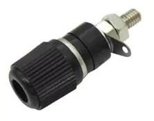 ΜΠΟΡΝΑ ΑΠΛΗ ΝΙΚΕΛ 13mm ΜΑΥΡΗ XJ-C013/BK LZ