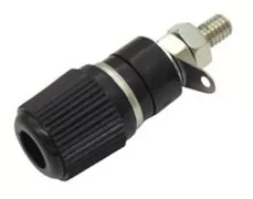 ΜΠΟΡΝΑ ΑΠΛΗ ΝΙΚΕΛ 13mm ΜΑΥΡΗ XJ-C013/BK LZ