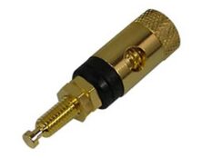 ΜΠΟΡΝΑ ΑΠΛΗ ΜΕΤΑΛΛΙΚΗ ΕΠΙΧΡΥΣΗ 20mm ΜΑΥΡΗ BI-3620G(362G) ULTIMAX
