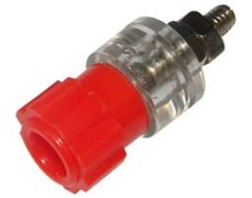 ΜΠΟΡΝΑ ΑΠΛΗ ΝΙΚΕΛ 13mm ΚΟΚΚΙΝΗ C015A LZ