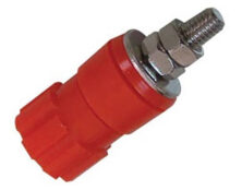ΜΠΟΡΝΑ ΑΠΛΗ ΝΙΚΕΛ 42mm/Φ4/30A ΚΟΚΚΙΝΗ HJ-307B LZ