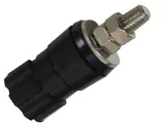 ΜΠΟΡΝΑ ΑΠΛΗ ΝΙΚΕΛ 42mm/Φ4/30A ΜΑΥΡΗ HJ-307B LZ 1