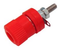 ΜΠΟΡΝΑ ΑΠΛΗ ΝΙΚΕΛ 15mm ΚΟΚΚΙΝΗ XJ-C014/R LZ