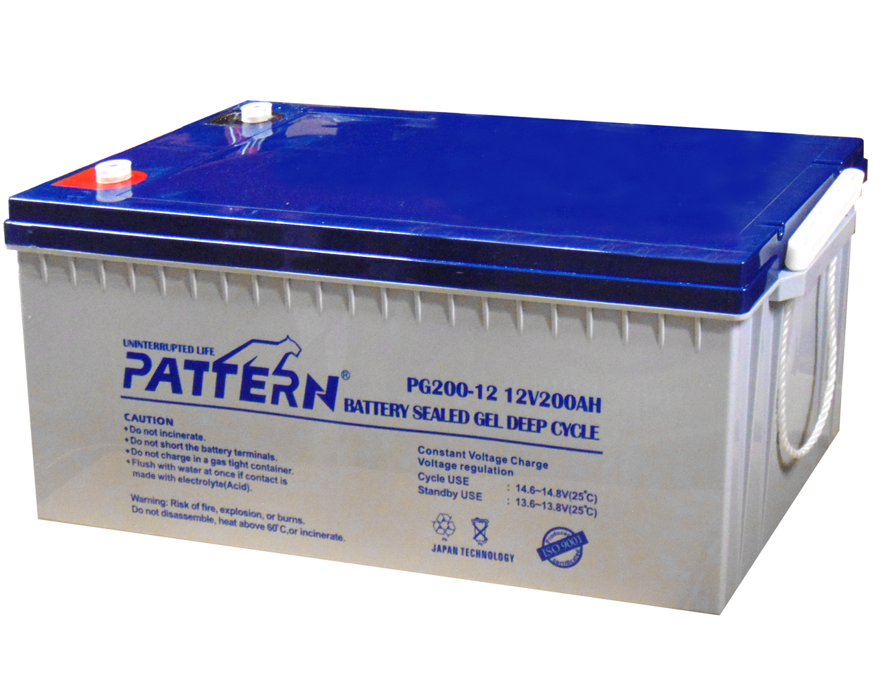 ΜΠΑΤΑΡΙΑ ΜΟΛΥΒΔΟΥ ΒΑΘΙΑΣ ΕΚΦΟΡΤΙΣΗΣ 12V/200Ah GEL PG200-12 PTN 3 ΜΠΑΤΑΡΙΑ ΜΟΛΥΒΔΟΥ ΒΑΘΙΑΣ ΕΚΦΟΡΤΙΣΗΣ 12V/200Ah GEL PG200-12 PTN