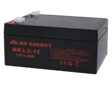 ΜΠΑΤΑΡΙΑ ΜΟΛΥΒΔΟΥ ΚΛΕΙΣΤΟΥ ΤΥΠΟΥ 12V/3.2Ah MK3.2-12  MKE