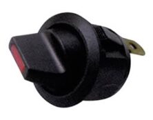 ΔΙΑΚΟΠΤΗΣ ROCKER Φ23 4P ON-OFF BLK 20A/14V RED LED R13-112LP SCI