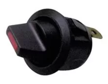 ΔΙΑΚΟΠΤΗΣ ROCKER Φ23 4P ON-OFF BLK 20A/14V RED LED R13-112LP SCI