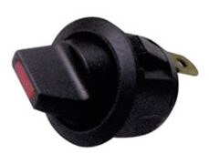 ΔΙΑΚΟΠΤΗΣ ROCKER Φ23 4P ON-OFF BLK 20A/14V RED LED R13-112LP SCI 1