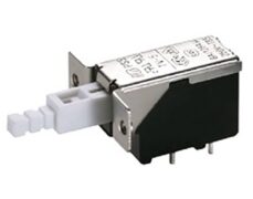 ΔΙΑΚΟΠΤΗΣ PUSH ON 2P 8A/250V PCB PS5A-02-Y1-01 BEJ