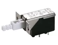 ΔΙΑΚΟΠΤΗΣ PUSH ON 2P 8A/250V PCB PS5A-02-Y1-01 BEJ