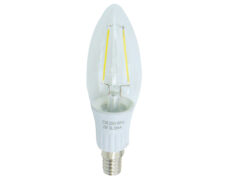ΛΑΜΠΑ LED FILAMENT ΚΕΡΙ E14 2W 220LM 300° 6500K DAY LIGHT SGR 1 ΛΑΜΠΑ LED FILAMENT ΚΕΡΙ E14 2W 220LM 300° 6500K DAY LIGHT SGR