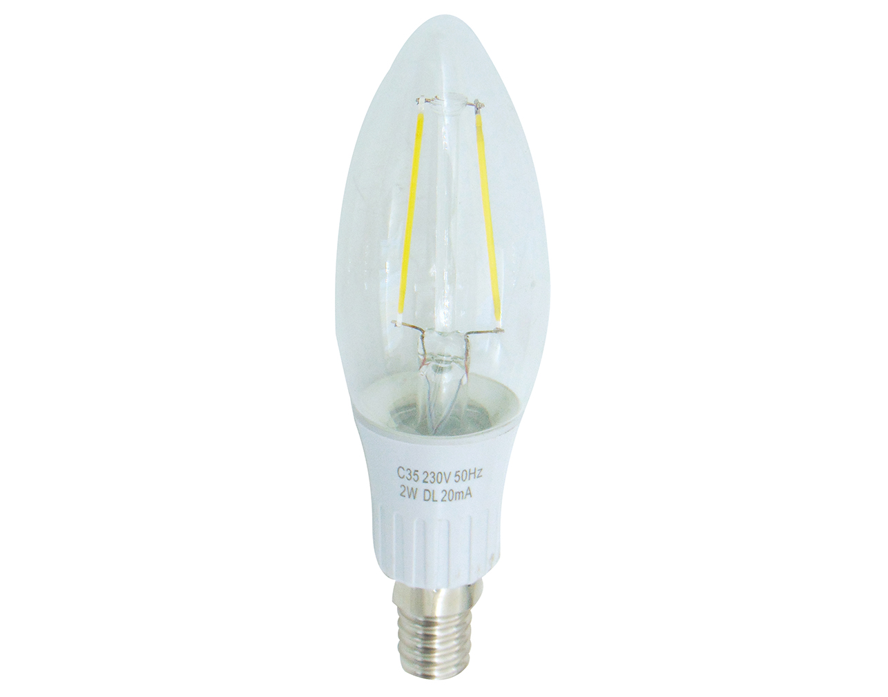 ΛΑΜΠΑ LED FILAMENT ΚΕΡΙ E14 2W 220LM 300° 6500K DAY LIGHT SGR 3 ΛΑΜΠΑ LED FILAMENT ΚΕΡΙ E14 2W 220LM 300° 6500K DAY LIGHT SGR